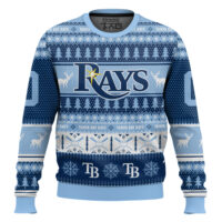 Hooktab Tampa Bay Rays - Custom Name And Number Ugly Sweater