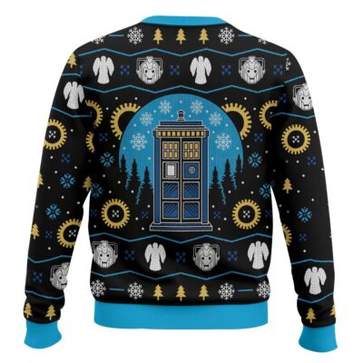 Hooktab Tardis Doctor Who Ugly Christmas Sweater