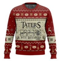 Hooktab Taters Potatoes The Lord Of The Rings Ugly Christmas Sweater