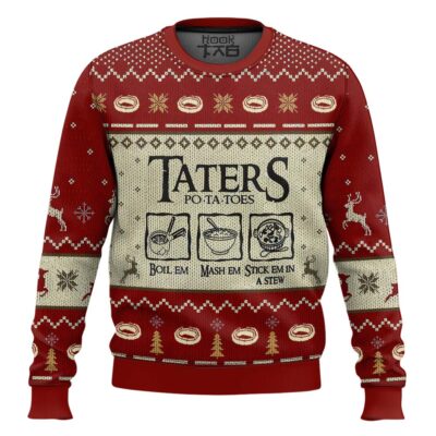 Taters Potatoes The Lord Of The Rings Ugly Christmas Sweater