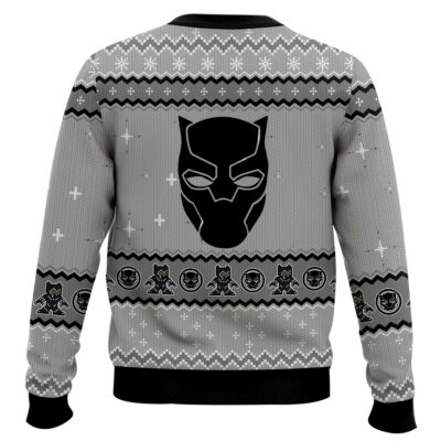 Hooktab T’challa Black Panther Ugly Christmas Sweater