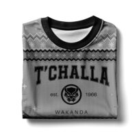 Hooktab T'challa Black Panther Ugly Christmas Sweater