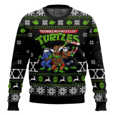 Teenage Mutant Killer Ninja Turtles Ugly Christmas Sweater