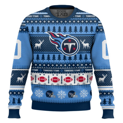 Tennessee Titans - Custom Name And Number Ugly Sweater