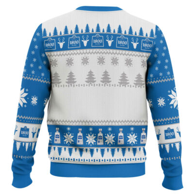 Hooktab Tequila 1800 Silver Ugly Christmas Sweater