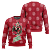Hooktab Terrifier Happy Holidays Ugly Christmas Sweater