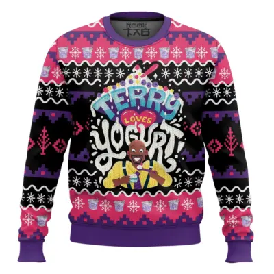 Terry Jeffords Loves Yogurt Brooklyn Nine-nine Ugly Christmas Sweater
