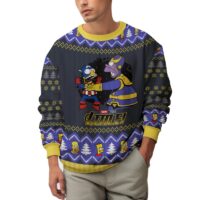 Hooktab Thannos Homer The Simpsons Ugly Christmas Sweater