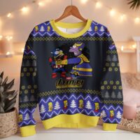 Hooktab Thannos Homer The Simpsons Ugly Christmas Sweater