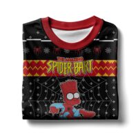 Hooktab The Amazing Spider-bart The Simpsons Ugly Christmas Sweater
