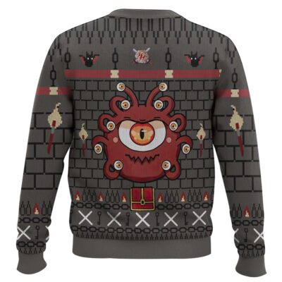 Hooktab The Beholder Dungeons & Dragons Ugly Christmas Sweater