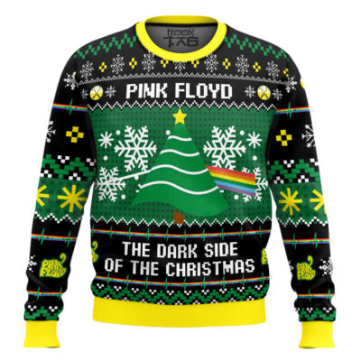 The Bright Side Of The Christmas Pink Floyd Ugly Christmas Sweater