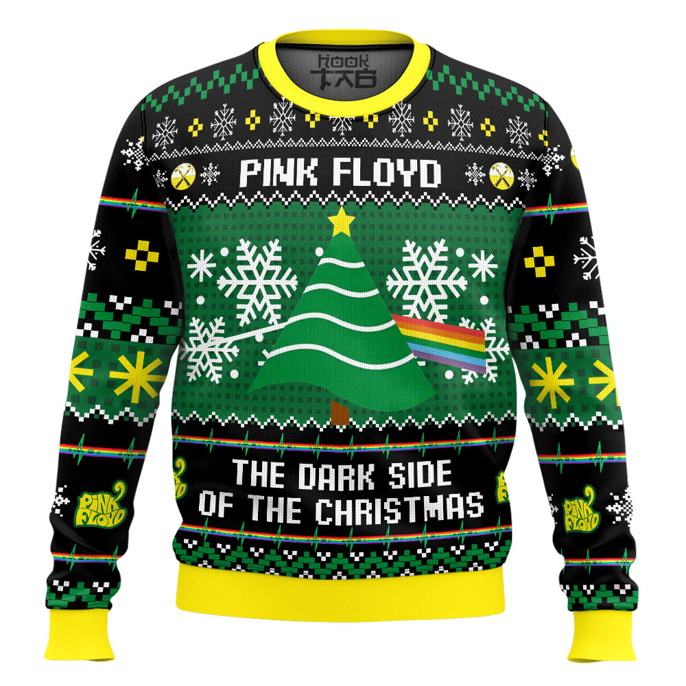 Hooktab The Bright Side Of The Christmas Pink Floyd Ugly Christmas Sweater Hooktab The Bright Side Of The Christmas Pink Floyd Ugly Christmas Sweater