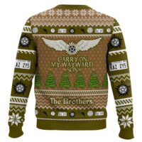 Hooktab The Brothers Supernatural Ugly Christmas Sweater