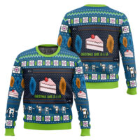 Hooktab The Christmas Cake Is A Lie Portal 2 Ugly Christmas Sweater