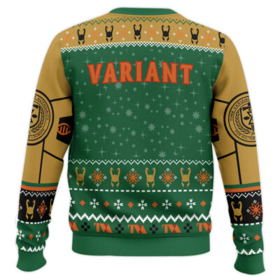 Hooktab The Christmas Variant Loki Ugly Christmas Sweater