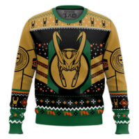 Hooktab The Christmas Variant Loki Ugly Christmas Sweater