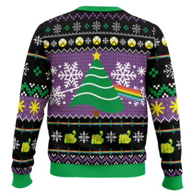 Hooktab The Dark Side Of The Christmas Pink Floyd Ugly Christmas Sweater