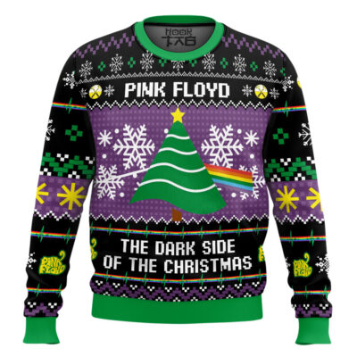 The Dark Side Of The Christmas Pink Floyd Ugly Christmas Sweater