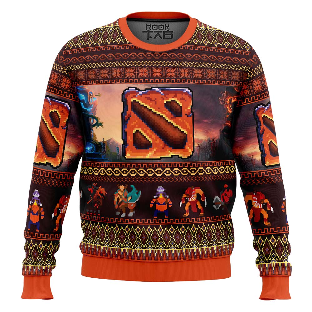Hooktab The Dire Dota 2 Ugly Christmas Sweater Hooktab The Dire Dota 2 Ugly Christmas Sweater