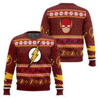 Hooktab The Flash DC Ugly Christmas Sweater