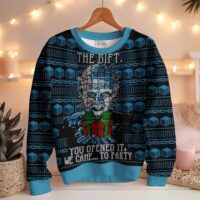 Hooktab The Gift Hellraiser Ugly Christmas Sweater