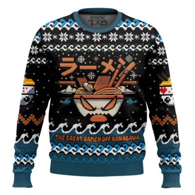 The Great Ramen Off Kanagawa Ugly Christmas Sweater