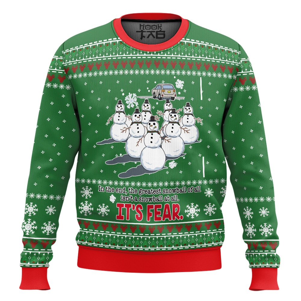 Hooktab The Greatest Snowball The Office Ugly Christmas Sweater Hooktab The Greatest Snowball The Office Ugly Christmas Sweater
