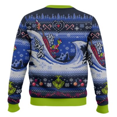 Hooktab The Grinch Cuddly As A Cactus Ugly Christmas Sweater