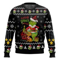 Hooktab The Grinch Merry Grinchmas Ugly Christmas Sweater