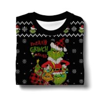 Hooktab The Grinch Merry Grinchmas Ugly Christmas Sweater