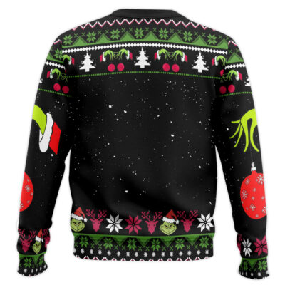 Hooktab The Grinch Nice Hot Cup Of Coffee Ugly Christmas Sweater