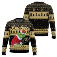 Hooktab The Grinch Stole My Guinness Ugly Christmas Sweater