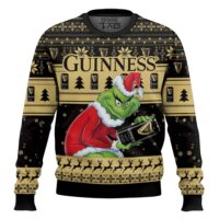 Hooktab The Grinch Stole My Guinness Ugly Christmas Sweater