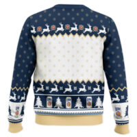 Hooktab The Grinch Stole My Miller Lite Ugly Christmas Sweater