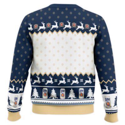 Hooktab The Grinch Stole My Miller Lite Ugly Christmas Sweater