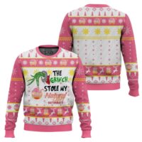 Hooktab The Grinch Stole My Natural Light Naturdays Ugly Christmas Sweater