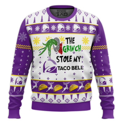 The Grinch Stole My Taco Bell Ugly Christmas Sweater