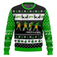 Hooktab The Grinch That's it I'm Not Going Ugly Christmas Sweater