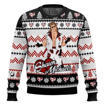 The Heartbreak Kid Shawn Michaels WWE Ugly Christmas Sweater