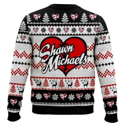 Hooktab The Heartbreak Kid Shawn Michaels WWE Ugly Christmas Sweater
