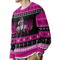 Hooktab The Hitman WWE Ugly Christmas Sweater