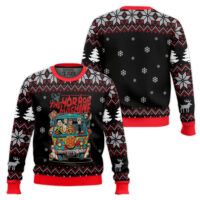 Hooktab The Horror Machine Ugly Christmas Sweater
