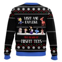 Hooktab The Island Of Misfit Toys Rudolph Ugly Christmas Sweater