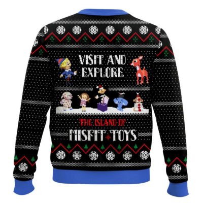 Hooktab The Island Of Misfit Toys Rudolph Ugly Christmas Sweater