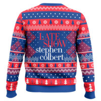 Hooktab The Late Show with Stephen Colbert Ugly Christmas Sweater