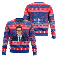 Hooktab The Late Show with Stephen Colbert Ugly Christmas Sweater