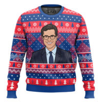Hooktab The Late Show with Stephen Colbert Ugly Christmas Sweater