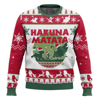 The Lion King Christmas Hakuna Matata Ugly Christmas Sweater