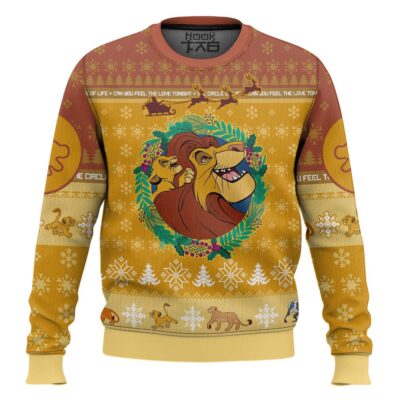 The Lion King Father And Son Ugly Christmas Sweater